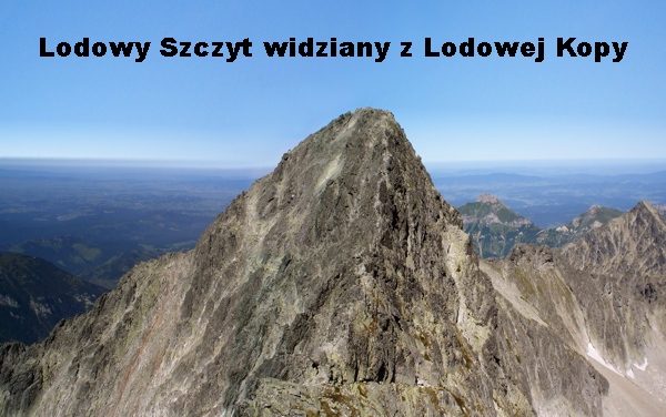 Lodowy Szczyt z Lodowej Kopy